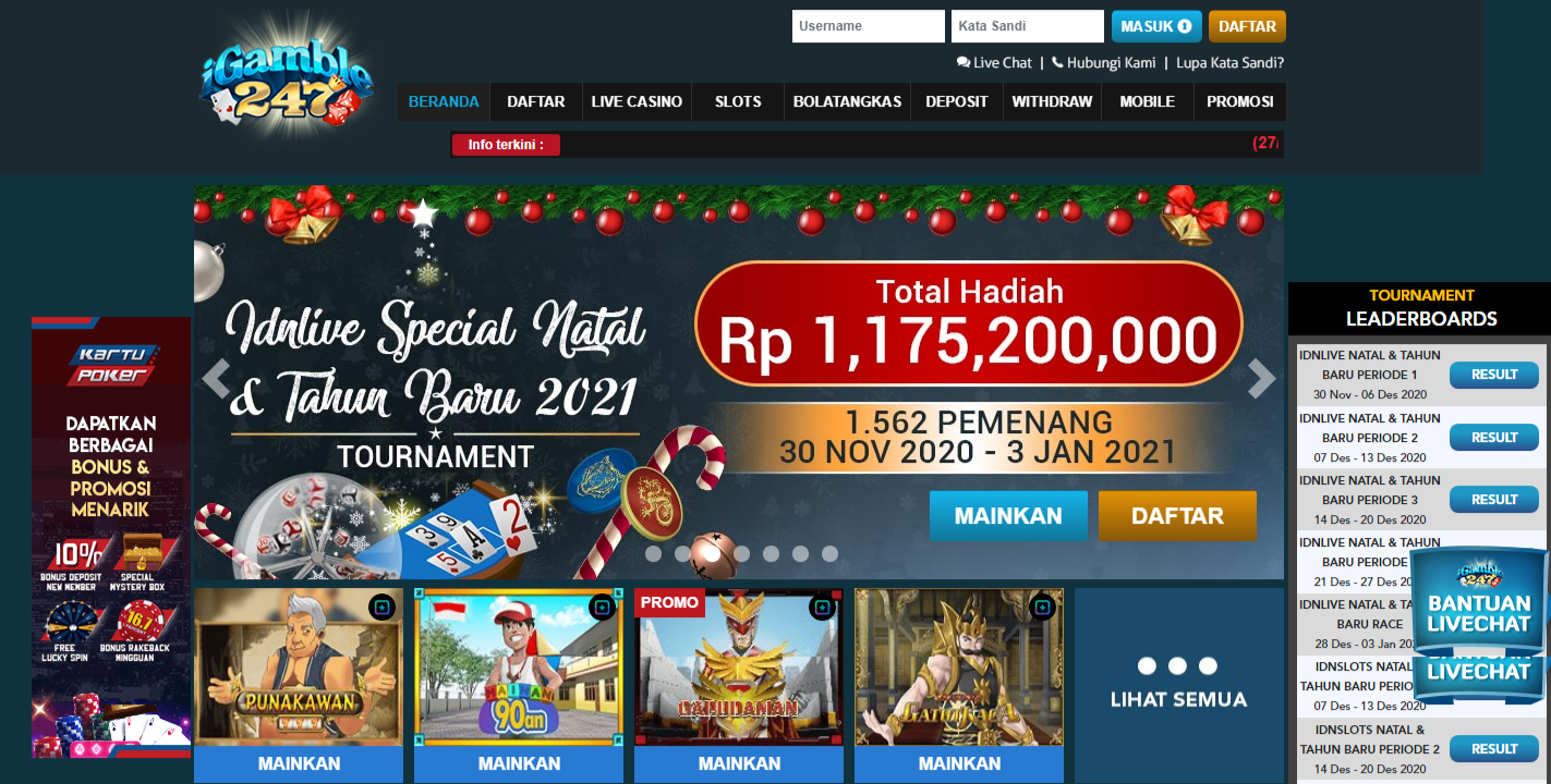 Igamble247: Situs Casino Online Terpercaya