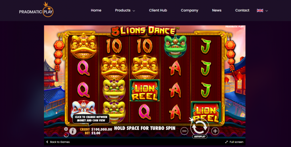 Lion Dance judi slot