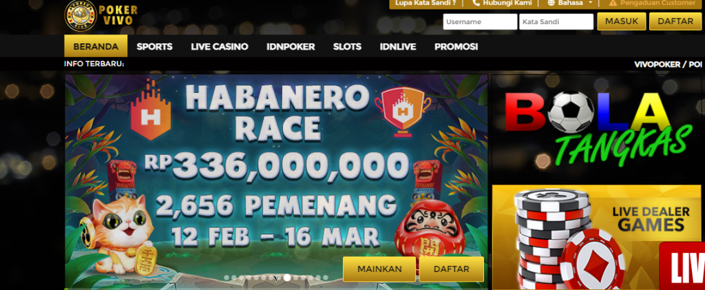 Total hadiah di Habanero Race