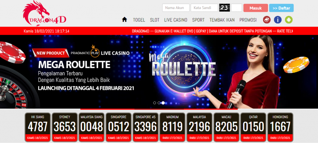 Mega roulette di Dragon4D